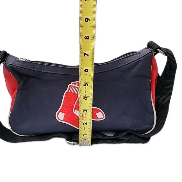 VTG Boston Red Sox Embroidery Patch MFB Genuine Merchandise Nylon Shoulder Bag - Picture 6 of 14